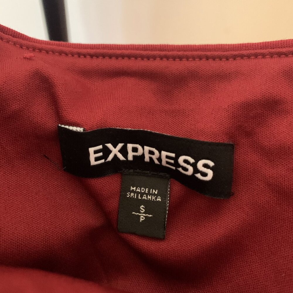 EXPRESS mini dress - red, size small (S) - Picture 5 of 5